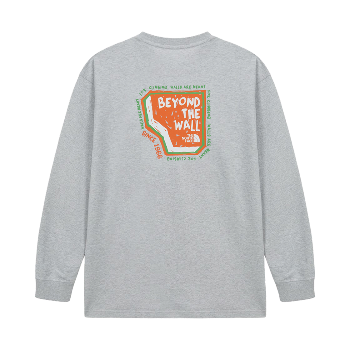 NT7TS00B The North Face Overwall L/S R/T-Shirt Oatmeal - 26SS