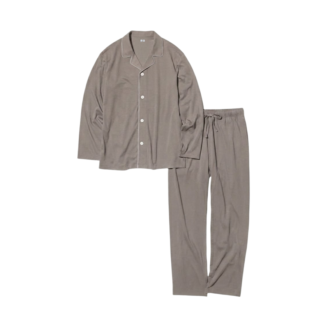 481567-33 Uniqlo Airism Cotton Pajama Khaki - JP
