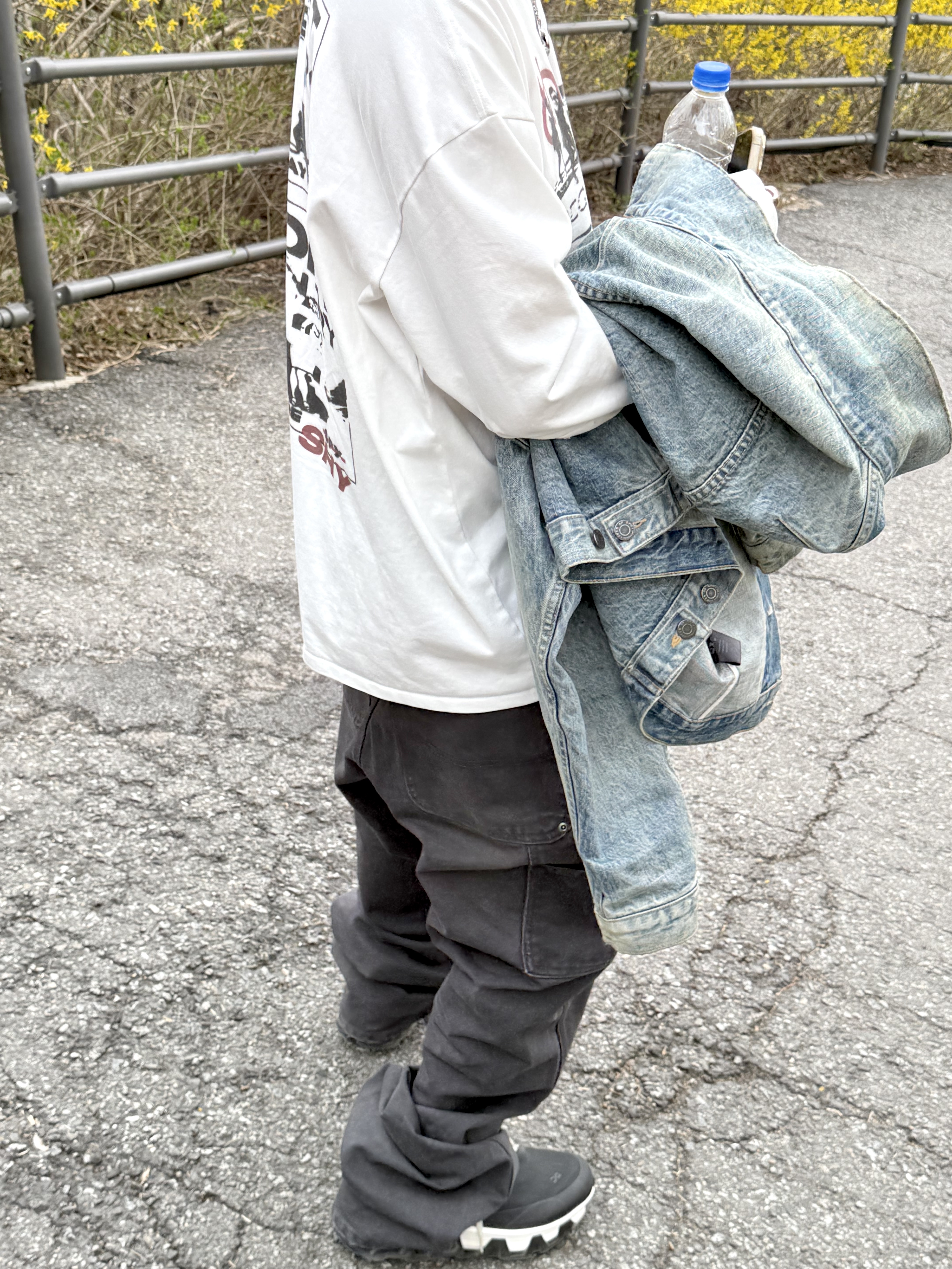 qualisartifexpereo 5-1 Long Sleeve Cream, qualisartifexpereo VTG Double Knee Work Pants Graphite 착용 스타일 - 2
