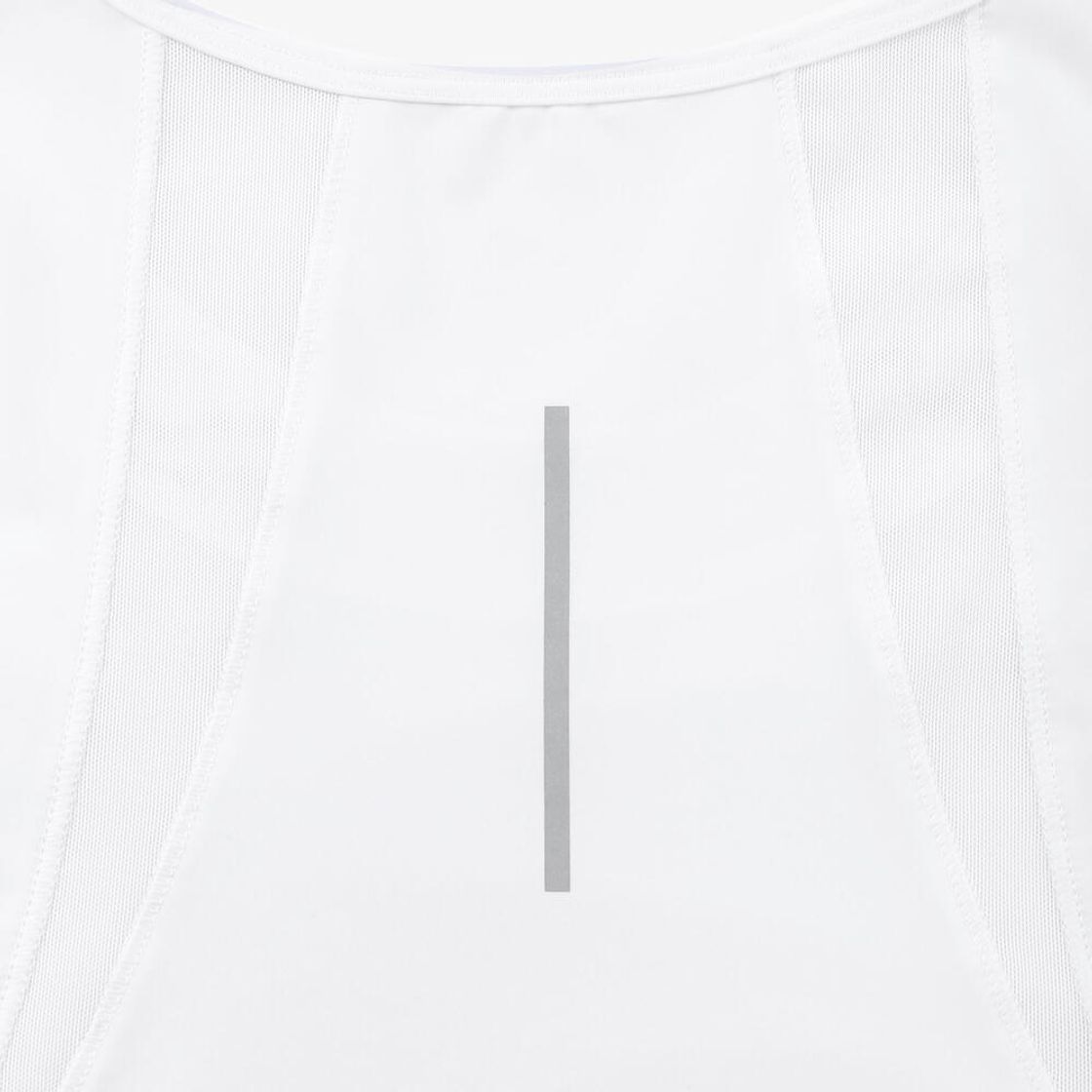 데카트론 여성 러닝 숏 싱글렛 런 드라이 500 울트라 화이트(DECATHLON Women's Running Short Singlet Run Dry 500 Ultra White) - 3