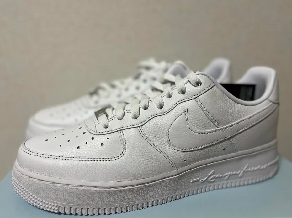 Nike x Drake Nocta Air Force 1 Low SP Certified Lover Boy White 착용 스타일