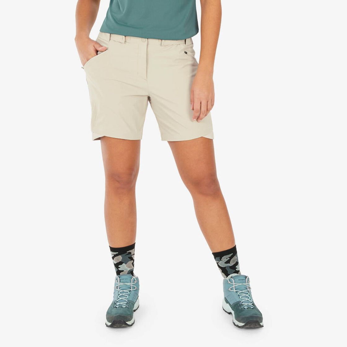 데카트론 여성 등산 투인원 집오프 바지 MH500 루나 베이지(DECATHLON Women’s Mountain Hiking 2-in-1 Zip-off Trousers MH500 Luna Beige) - 3