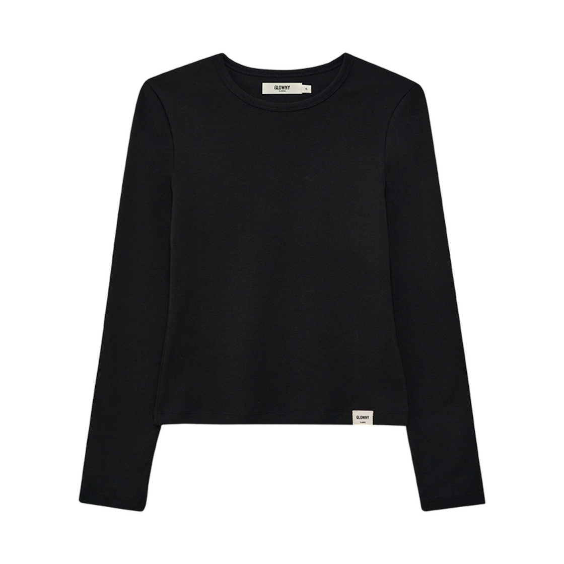(W) 글로니 G 클래식 롱슬리브 블랙((W) Glowny G Classic Long Sleeve Black)