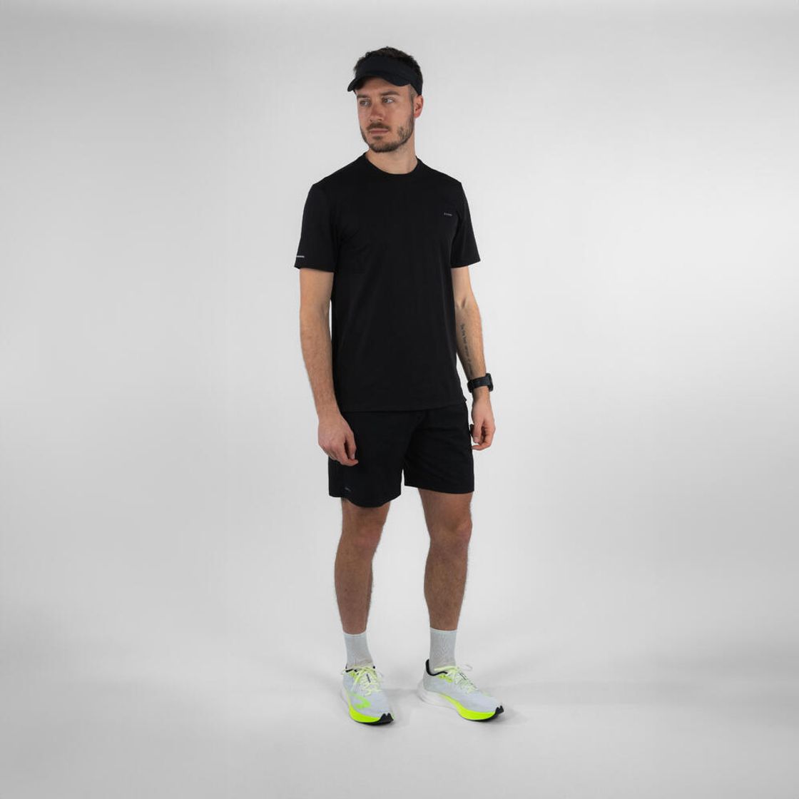 데카트론 러닝 바이저 선캡 모자 V2 스모크 블랙(DECATHLON Running Visor V2 Smoke Black) - 7