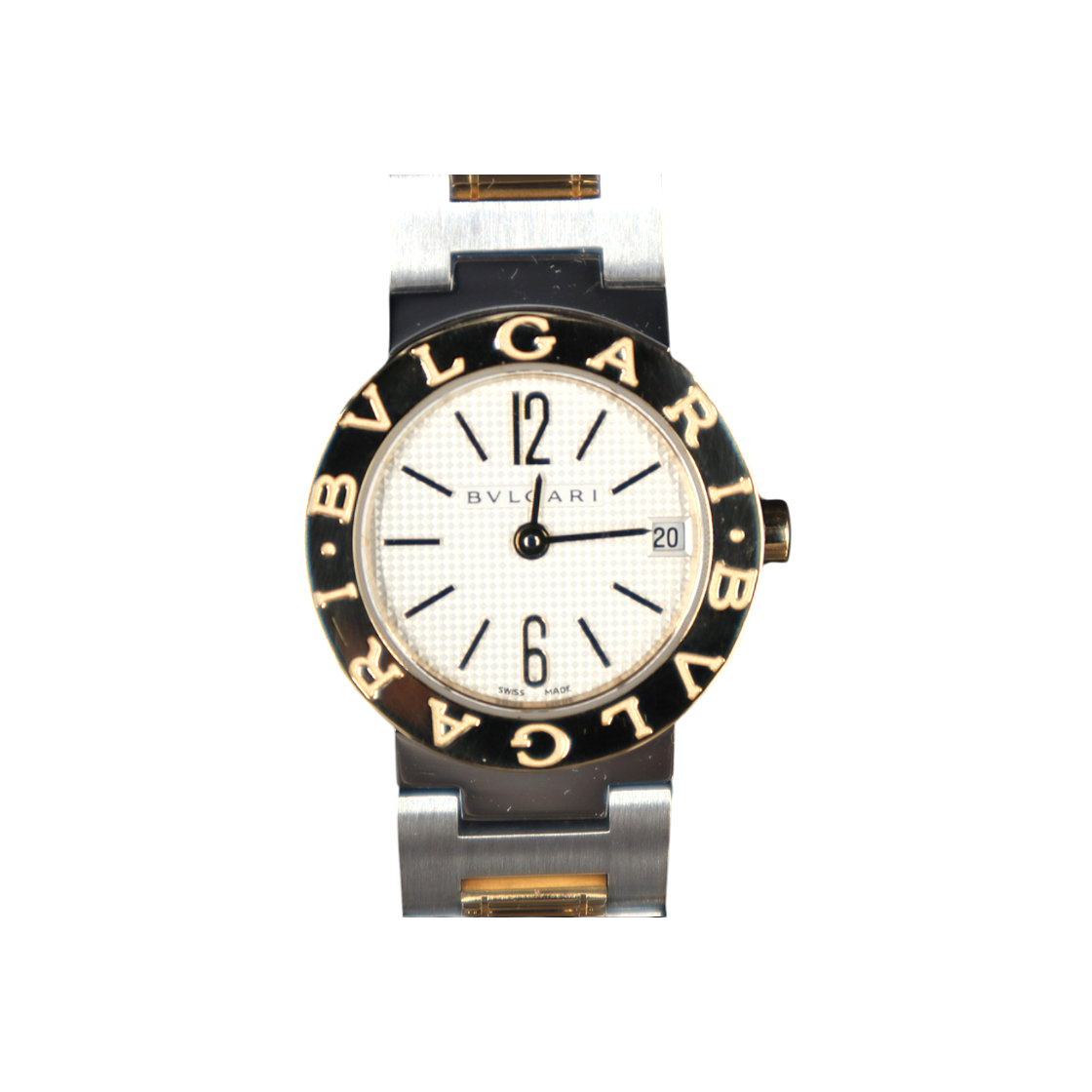 불가리 BB 23 18K 옐로우 골드 콤비 스틸 쿼츠 여성 시계(Bulgari BB 23 18K Yellow Gold & Steel Quartz Women Watch)