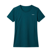 DECATHLON Kiprun Women's Running Seamless TShirt Run Comfort 500 Teal Blue