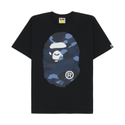 BAPE Color Camo Big Ape Head T-Shirt Black Navy