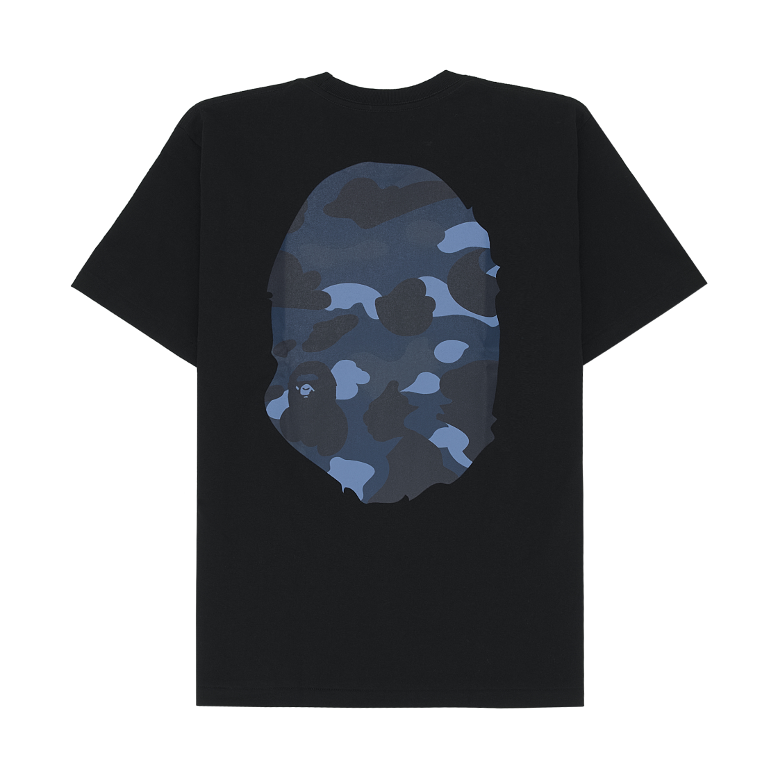 베이프 컬러 카모 빅 에이프 헤드 티셔츠 블랙 네이비(BAPE Color Camo Big Ape Head T-Shirt Black Navy) - 2
