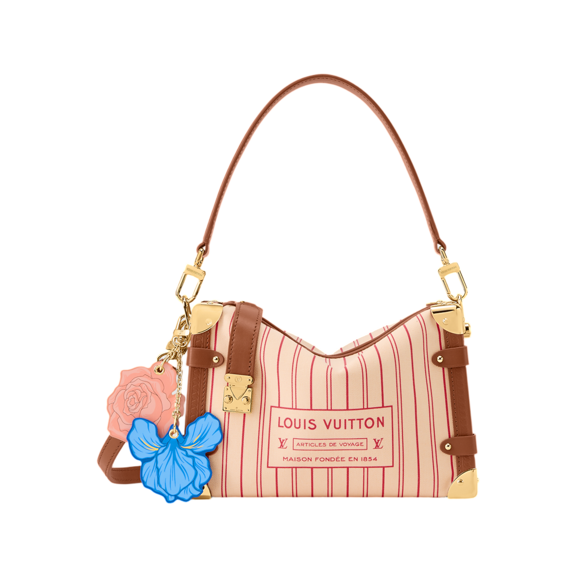 M28469 Louis Vuitton Side Trunk MM Beige Creme