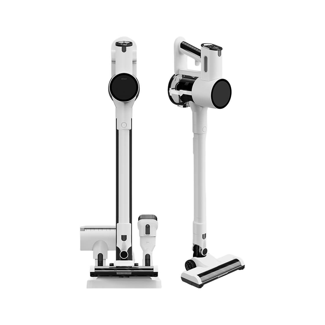 다룸 제로컬렉션 무선청소기(거치형)_물걸레 브러시 포함 아이보리, 화이트(Daroom Zero Collection Cordless Vacuum Cleaner (Stand Type) with Mop Brush Included, Ivory, White) - 4