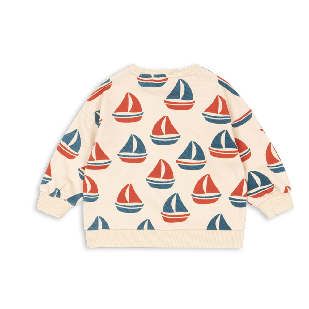 콩제슬래드 루피 루 스웻 셔츠 보트(Konges Sløjd Loupy Lou Sweat Shirt Ocs Ahoy) - 2