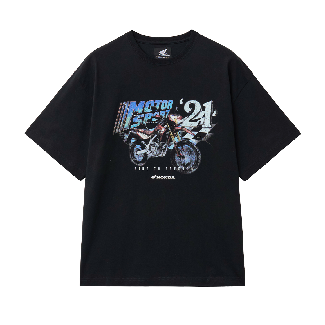 혼다 모터 스포츠 숏슬리브 블랙