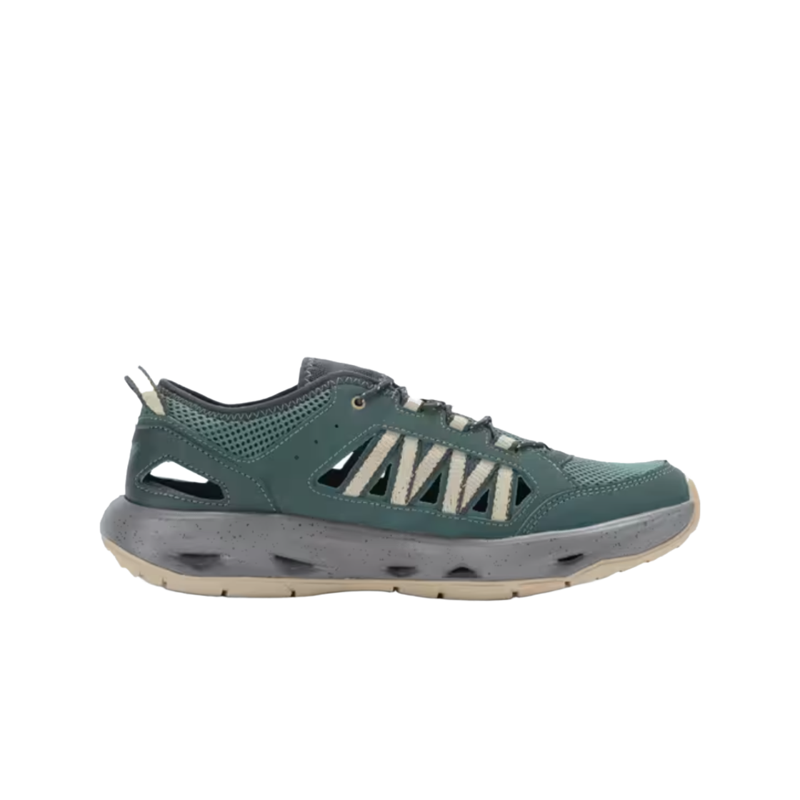 데카트론 남성 아쿠아 하이킹 샌들 NH900 스모크 그린(DECATHLON Men's Aqua Hiking Sandals NH900 Smoke Green) - 1