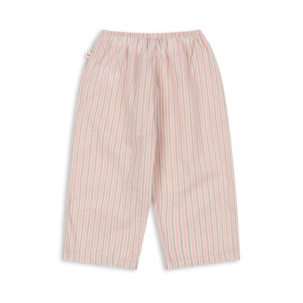콩제슬래드 루리 팬츠 스트라이프(Konges Sløjd Luli Pants Gots Blush Stripe) - 2