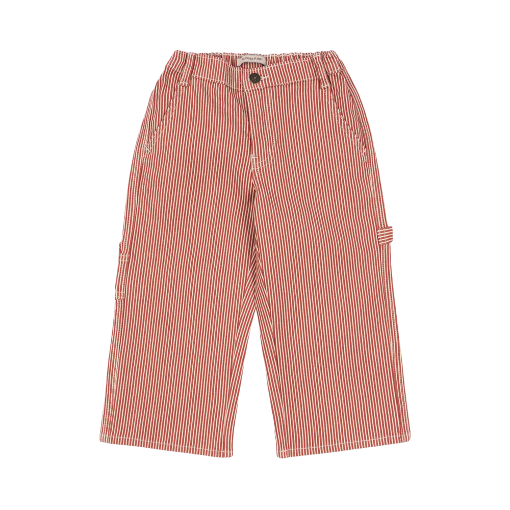 콩제슬래드 룩 팬츠 루즈(Konges Sløjd Luc Pants Gots Milk Rouge Stripe) - 1