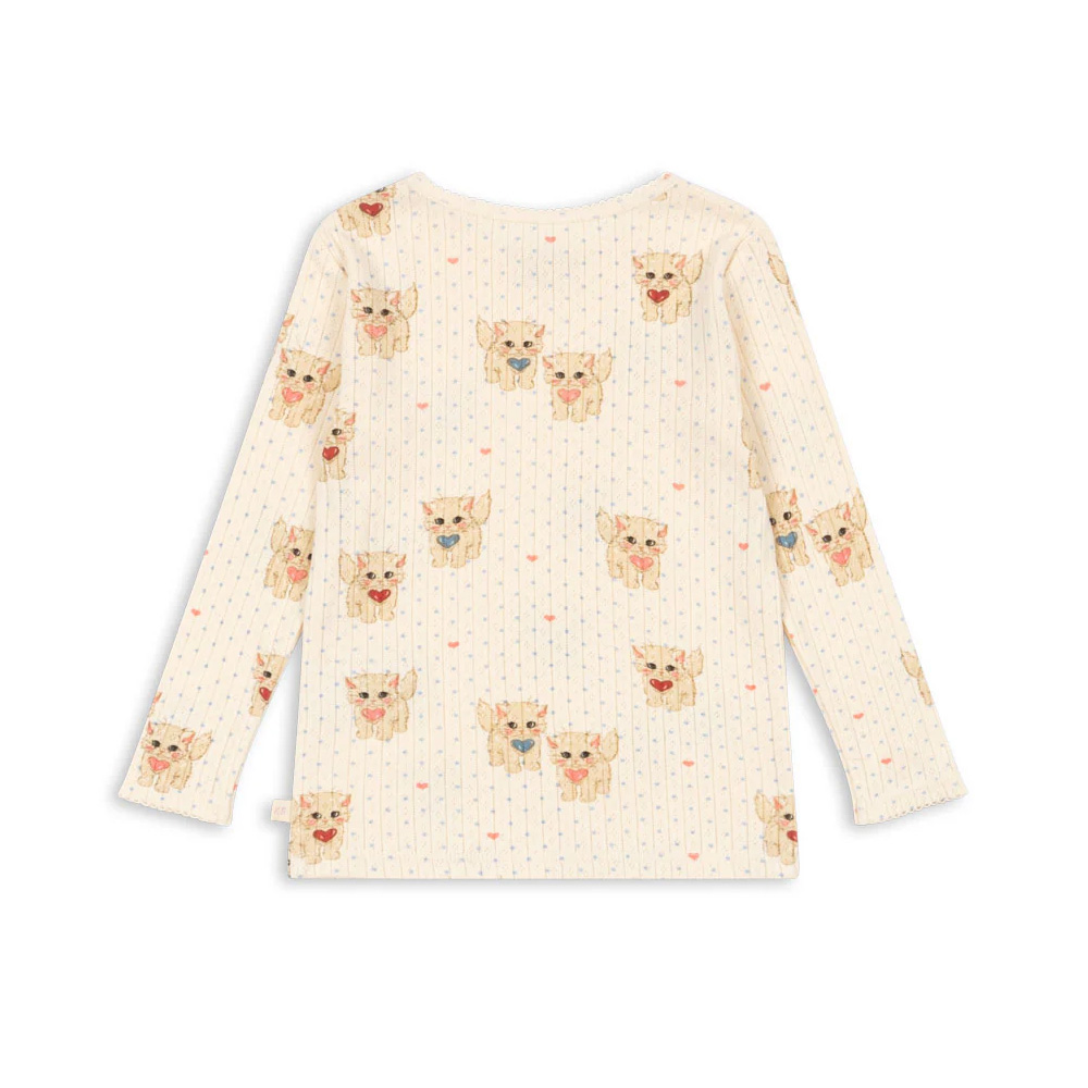 콩제슬래드 민니 블라우스 캣츠(Konges Sløjd Minnie Blouse Gots Miao Amore) - 2