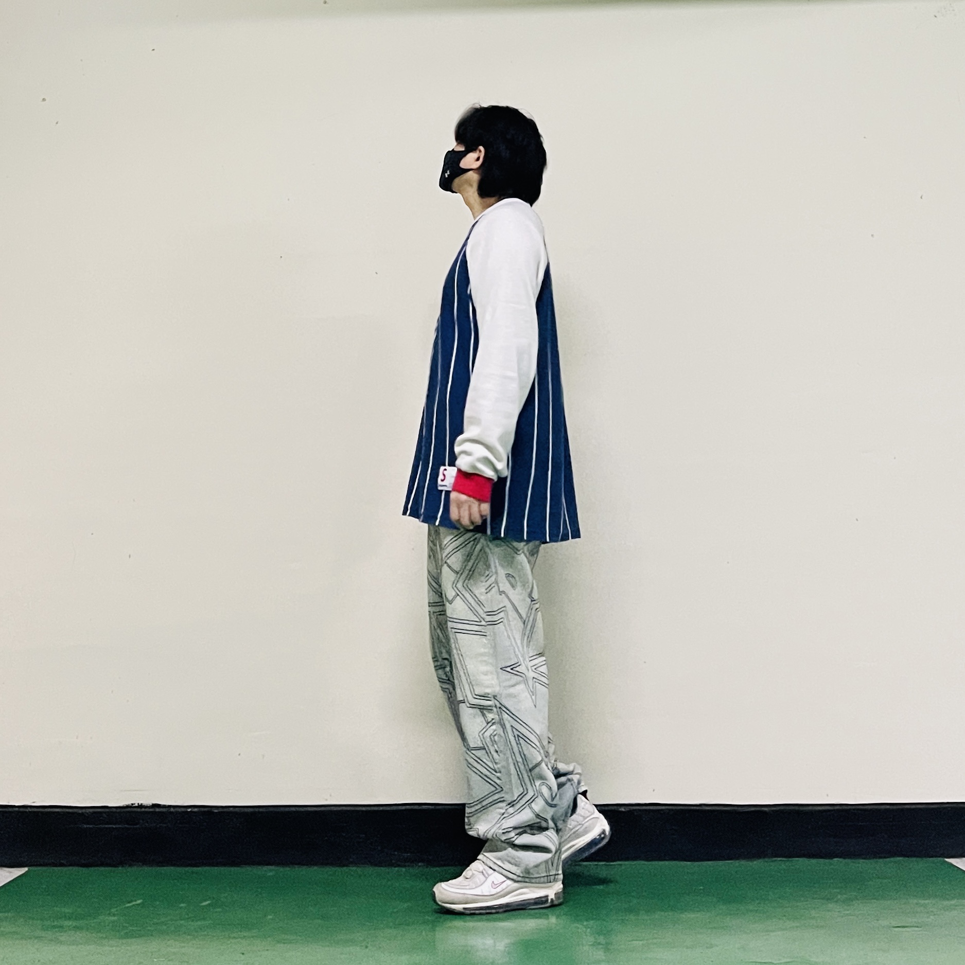 Nike Air Max 98 Summit White, Supreme Stars Topstitch Baggy Jeans Dirty - 25SS 착용 스타일 - 5