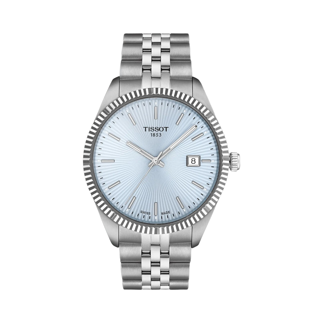 티쏘 발라드 쿼츠 40mm 스테인리스 스틸 그레이 아이스 블루(Tissot Ballade Quartz 40mm Stainless Steel Grey Ice Blue) - 1
