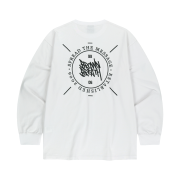 Brownbreath Stamp Tag Longsleeve White