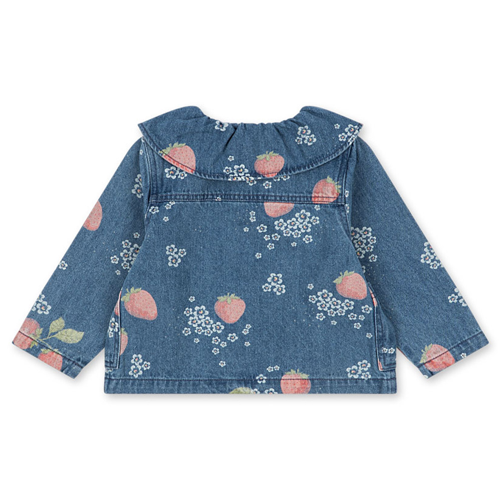 콩제슬래드 마고 데님 카라 자켓 스트로베리(Konges Sløjd Magot Collar Jacket Gots Marmelade Sun) - 2