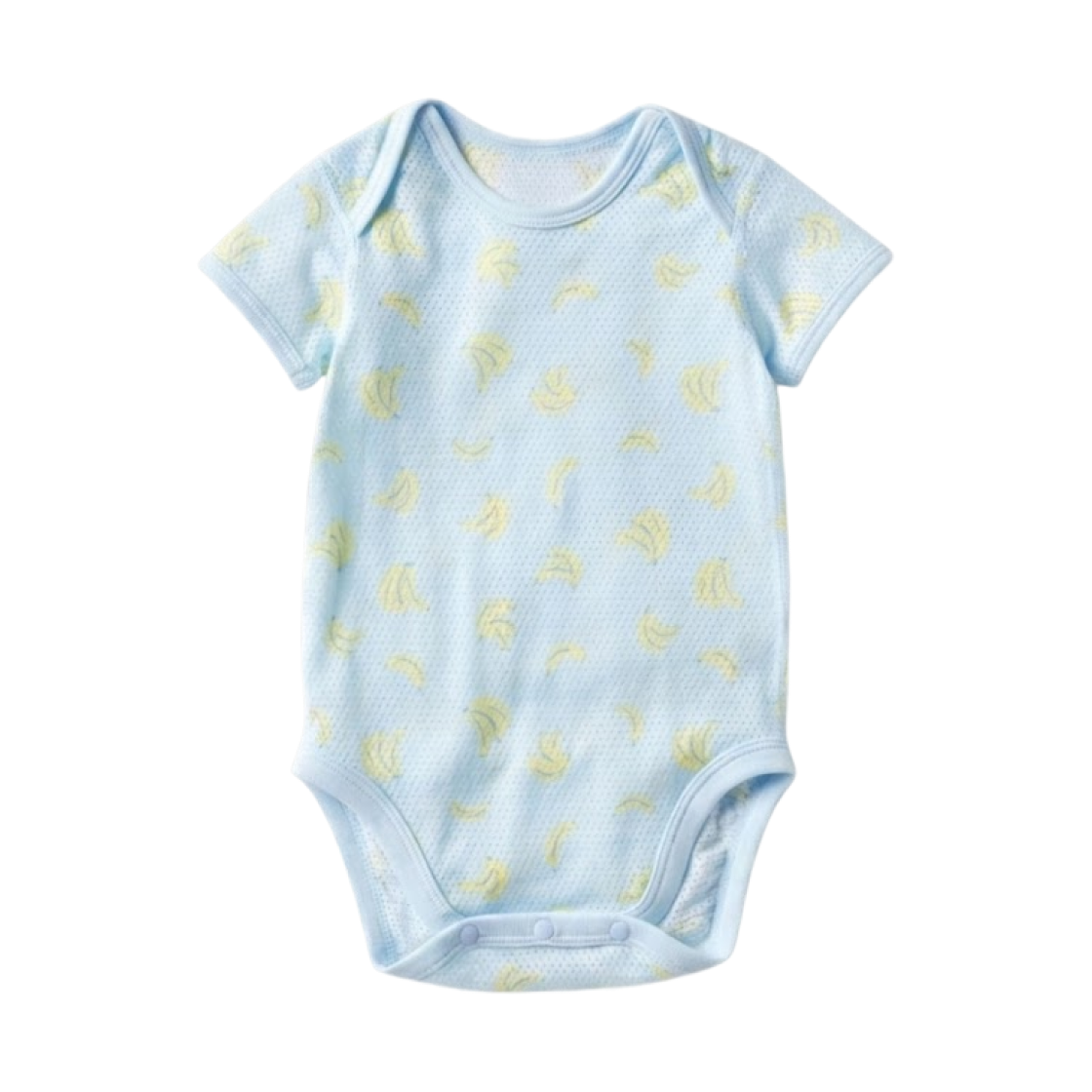 (키즈) 유니클로 코튼 메쉬 이너 바디수트 블루 - JP((Kids) Uniqlo Cotton Mesh Inner Bodysuit Blue - JP) - 1