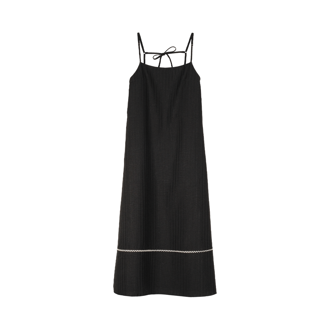 에메모가든 우먼 슬리브리스 롱 원피스 블랙(mmogarden W Sleeveless Long Ops Black)