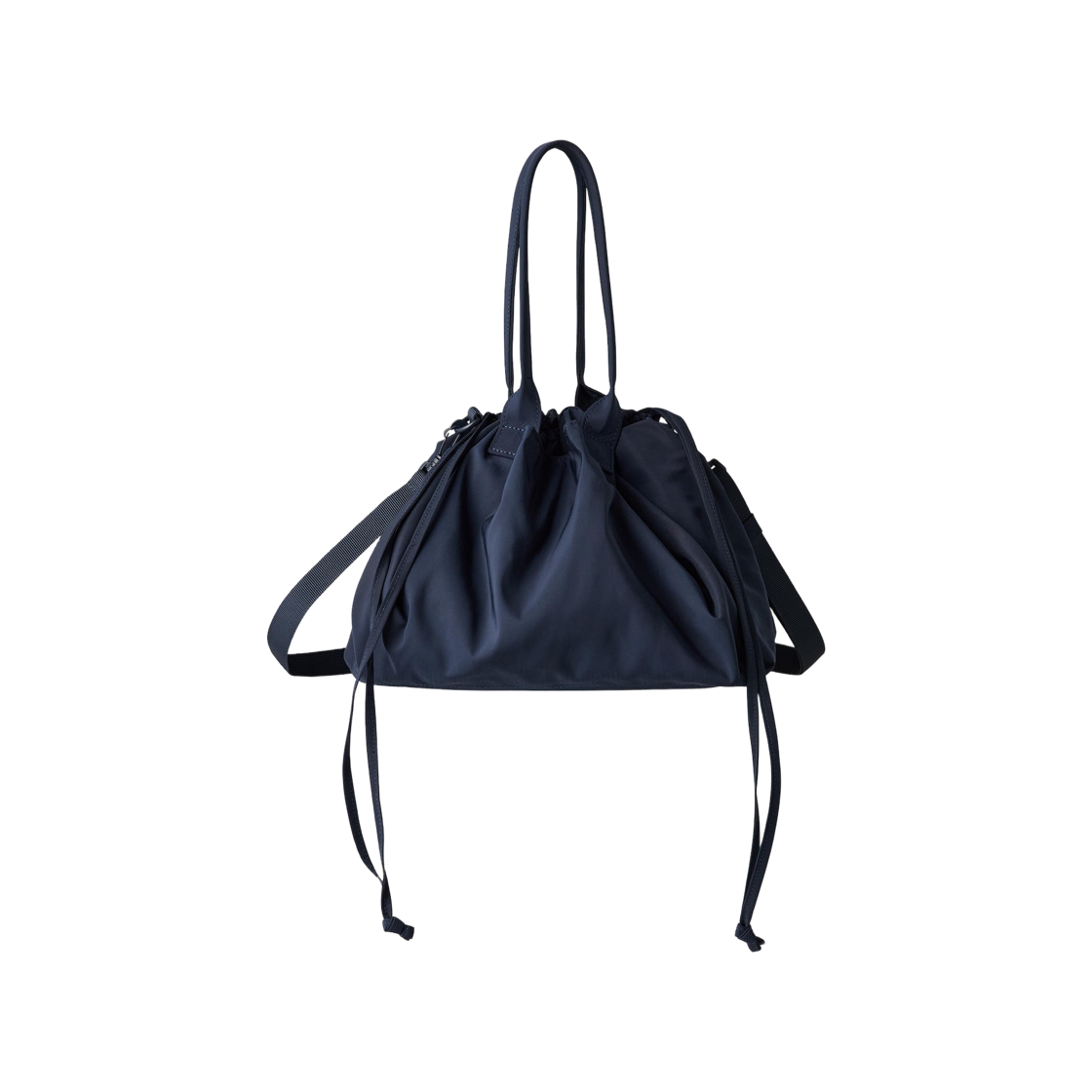 유니클로 C 드로우스트링 백 네이비(Uniqlo C Drawstring Bag Navy)