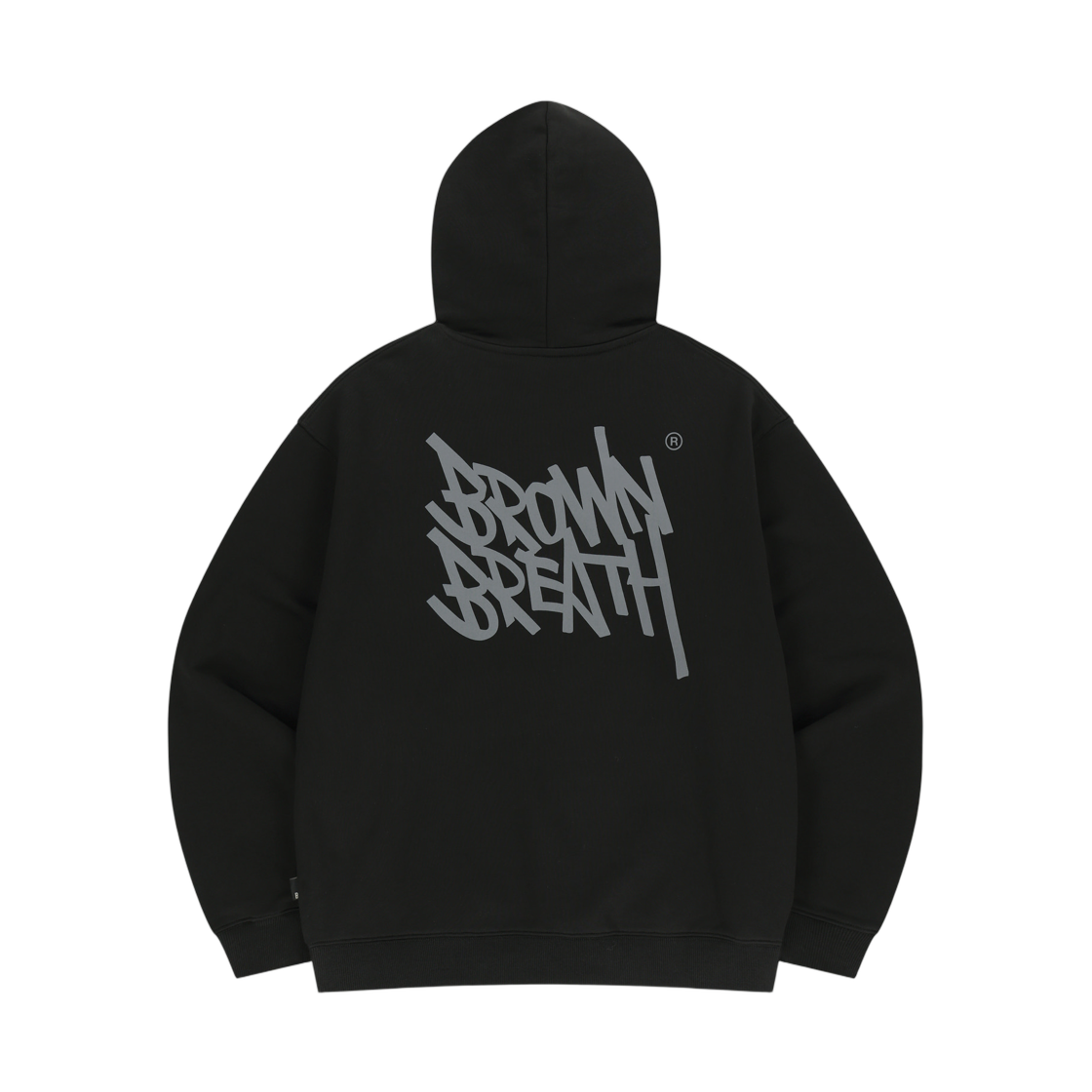 브라운브레스 태그 후디 블랙(Brownbreath Tag Hoodie Black)