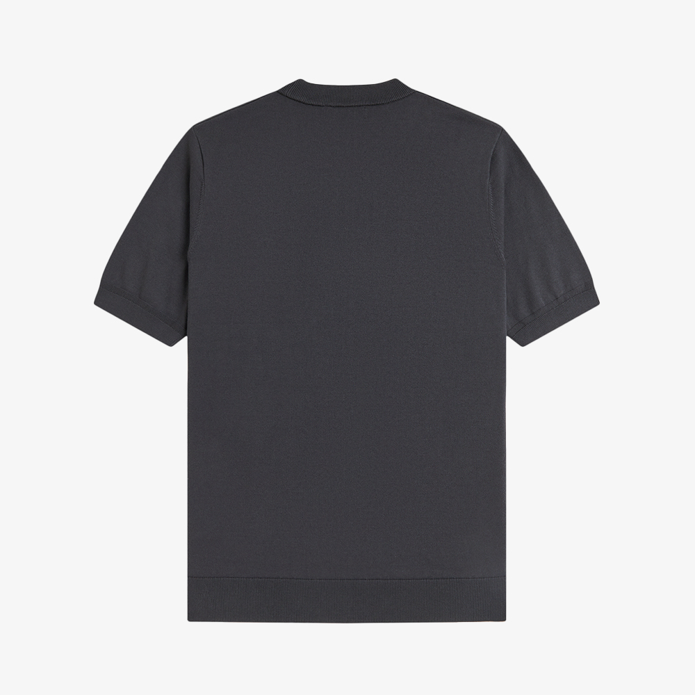 프레드페리 코튼 니트 티셔츠 앵커그레이(Fred Perry Cotton Knitted T-Shirt Anchor Grey) - 6