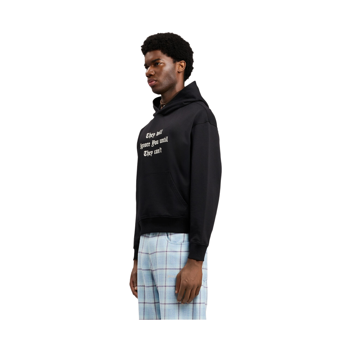 팜엔젤스 스테이트먼트 레귤러 후디 - 블랙 오프 화이트(Palm Angels Statement Regular Hoodie - Black Off White) - 3