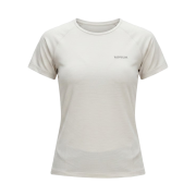 DECATHLON Women's Running Seamless Slim Fit Short-Sleeved T-Shirt Run Comfort 500 Cotton White