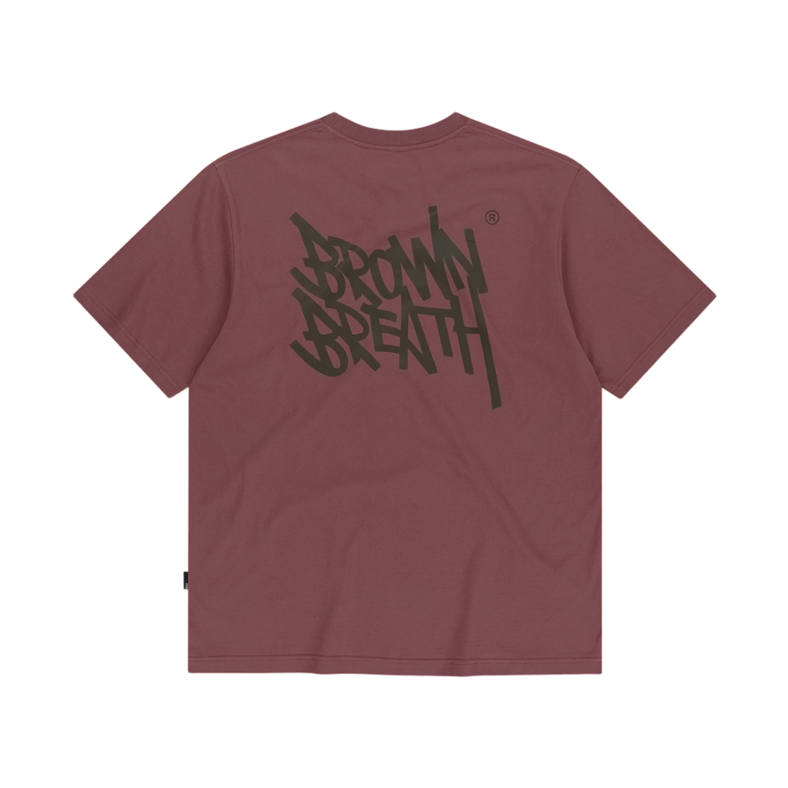 브라운브레스 태그 티셔츠 브릭 레드(Brownbreath Tag T-Shirt Brick Red)