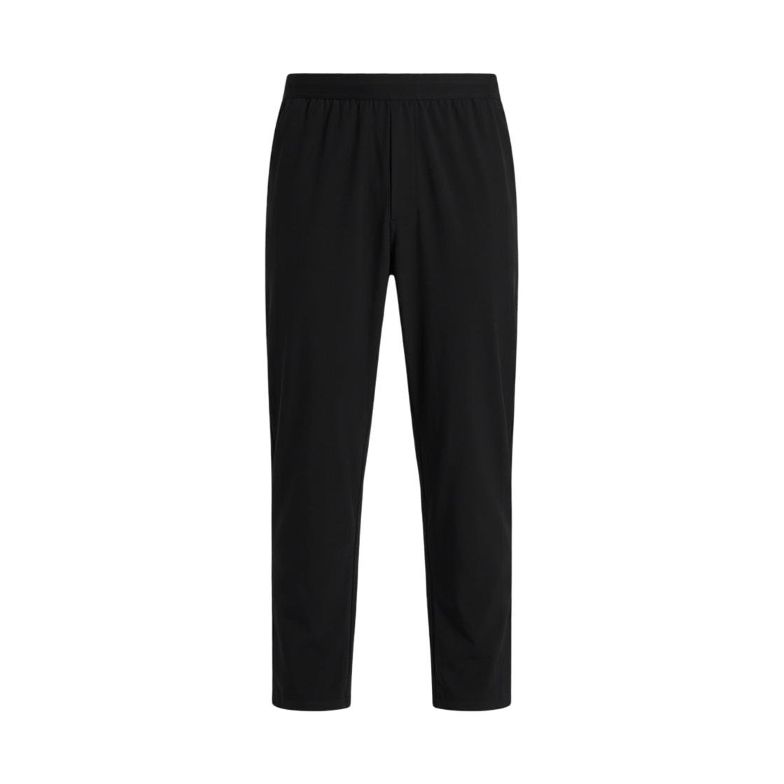8968451 DECATHLON Men's Running Trousers Run Warm 500 Smoke Black