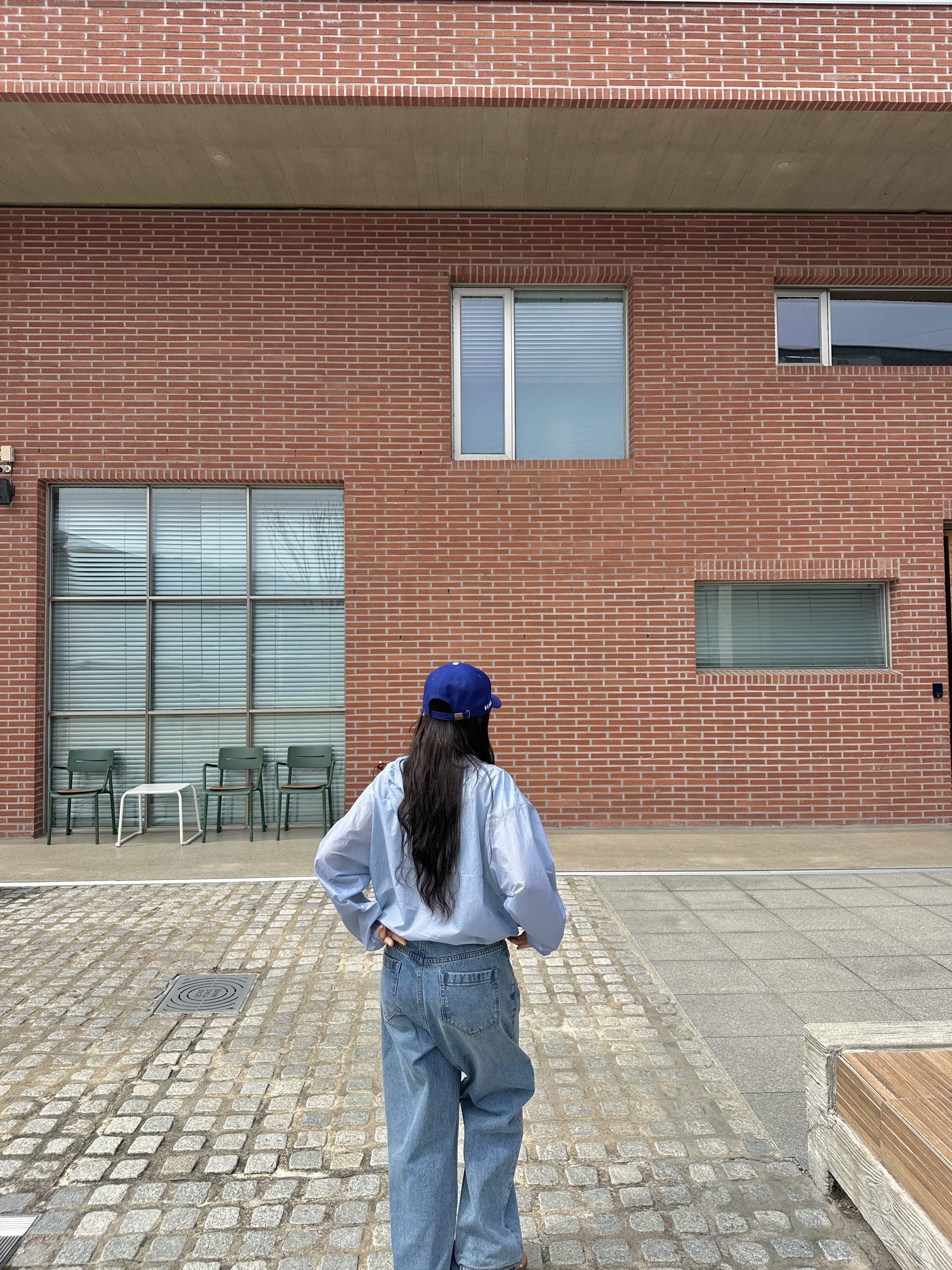 New Era x Beams LA Dodgers 9FIFTY Retro Crown Cap Blue, Onitsuka Tiger Tokuten Fiery Red Cream 착용 스타일 - 5