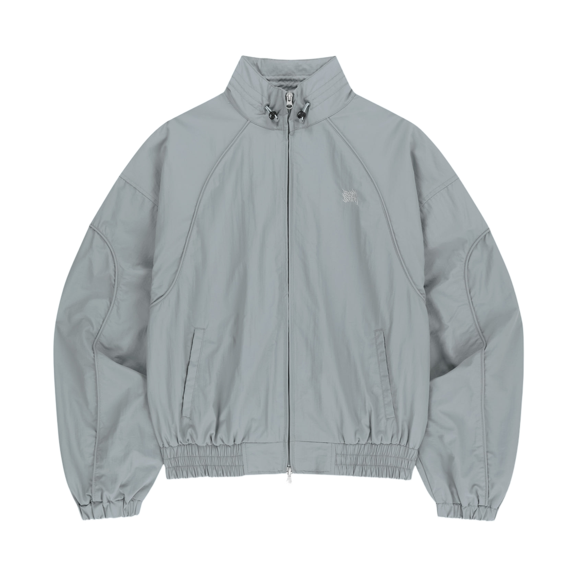 (W) 브라운브레스 태그 코팅 자켓 스카이 블루((W) Brownbreath Tag Coating Jacket Sky Blue) - 1