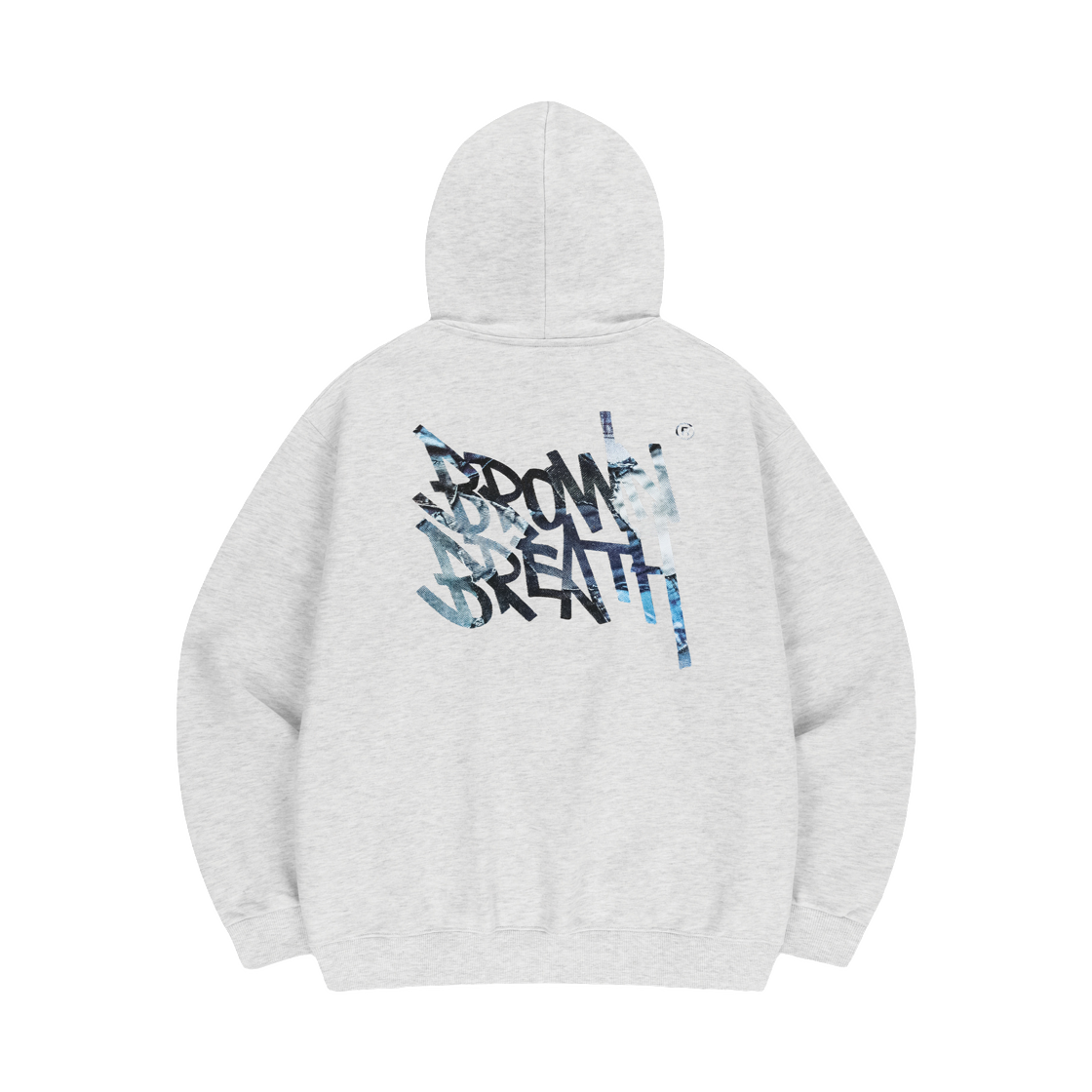 브라운브레스 패치워크 태그 후디 애쉬(Brownbreath Patchwork Tag Hoodie Ash)