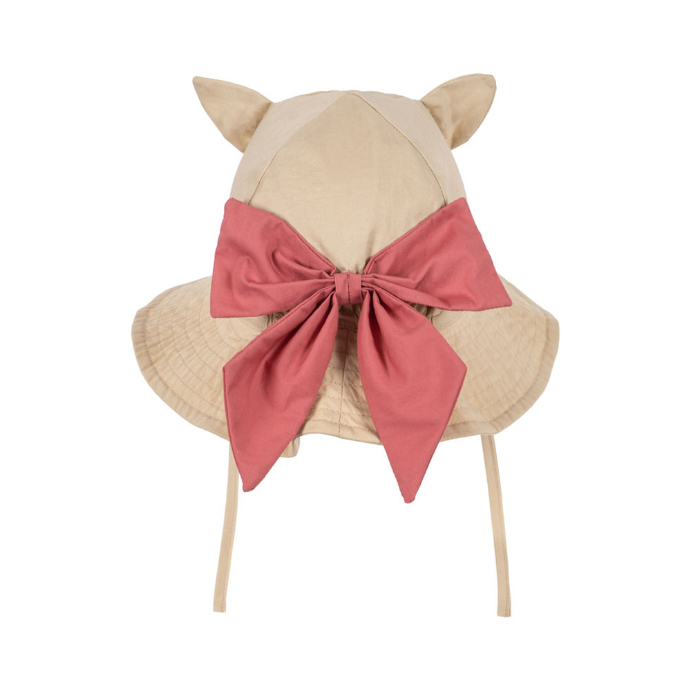 콩제슬래드 버베나 리본 키티 썬햇 크림(Konges Sløjd Verbena Bow Kitty Sun Hat Creme Brulee) - 3