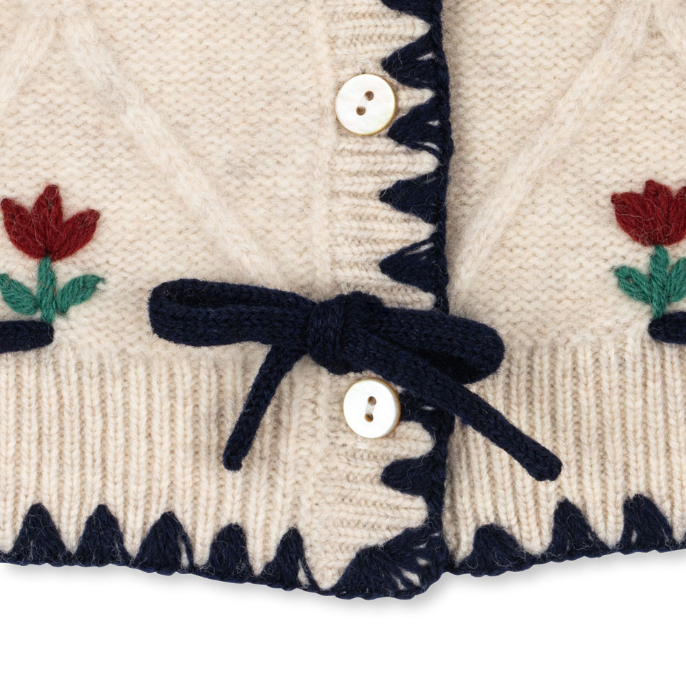 콩제슬래드 이스카 가디건 튤립(Konges Sløjd Iska Cardigan Tap Shoe) - 3