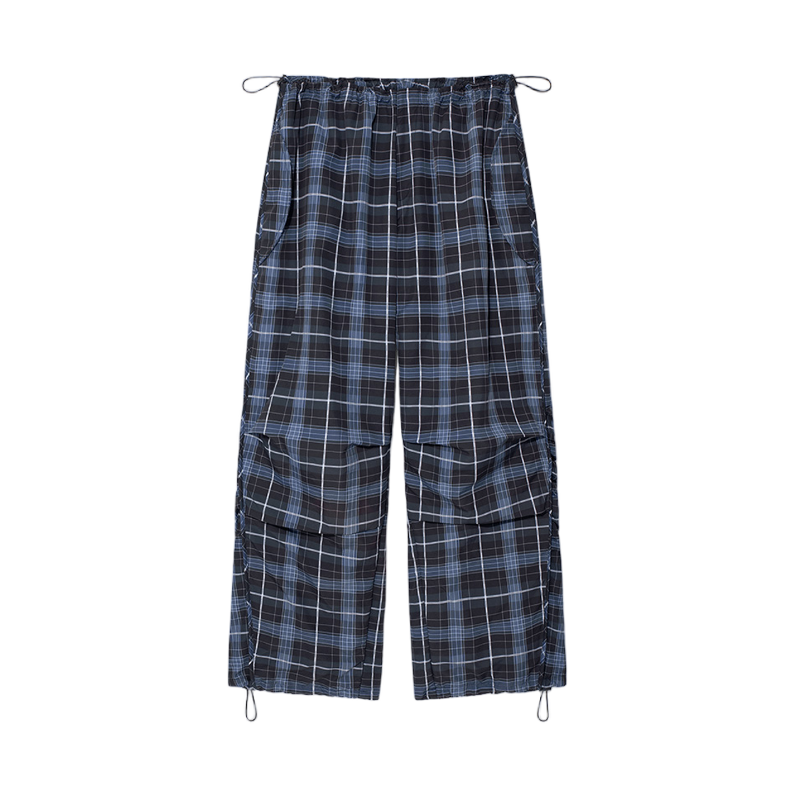 (W) 글로니 체크메이트 트랙 팬츠 블루((W) Glowny Checkmate Track Pants Blue)