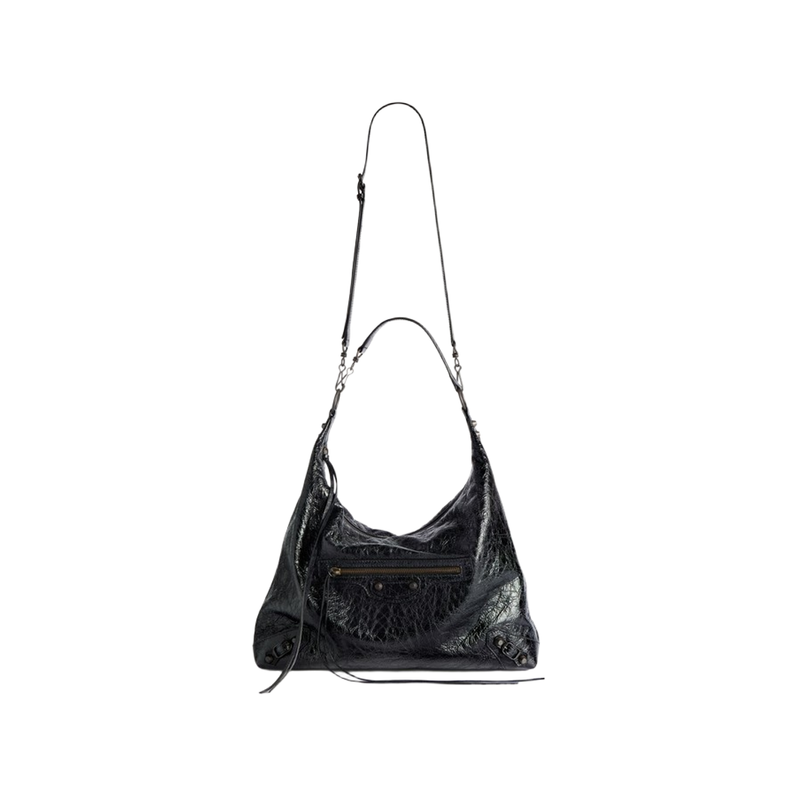 발렌시아가 르 시티 미디움 호보 백 블랙(Balenciaga Le City Medium Hobo Bag Black) - 3