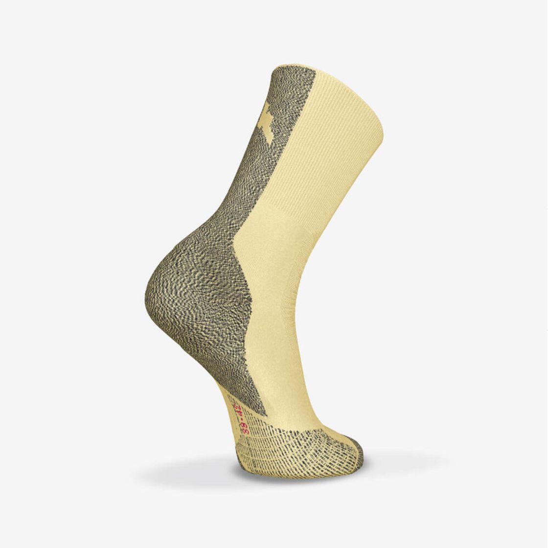 데카트론 러닝 얇은 카프 양말 1켤레 런 900 바닐라 옐로우(DECATHLON Running Thin Calf Socks 1 Pair Run 900 Vanilla Yellow) - 2