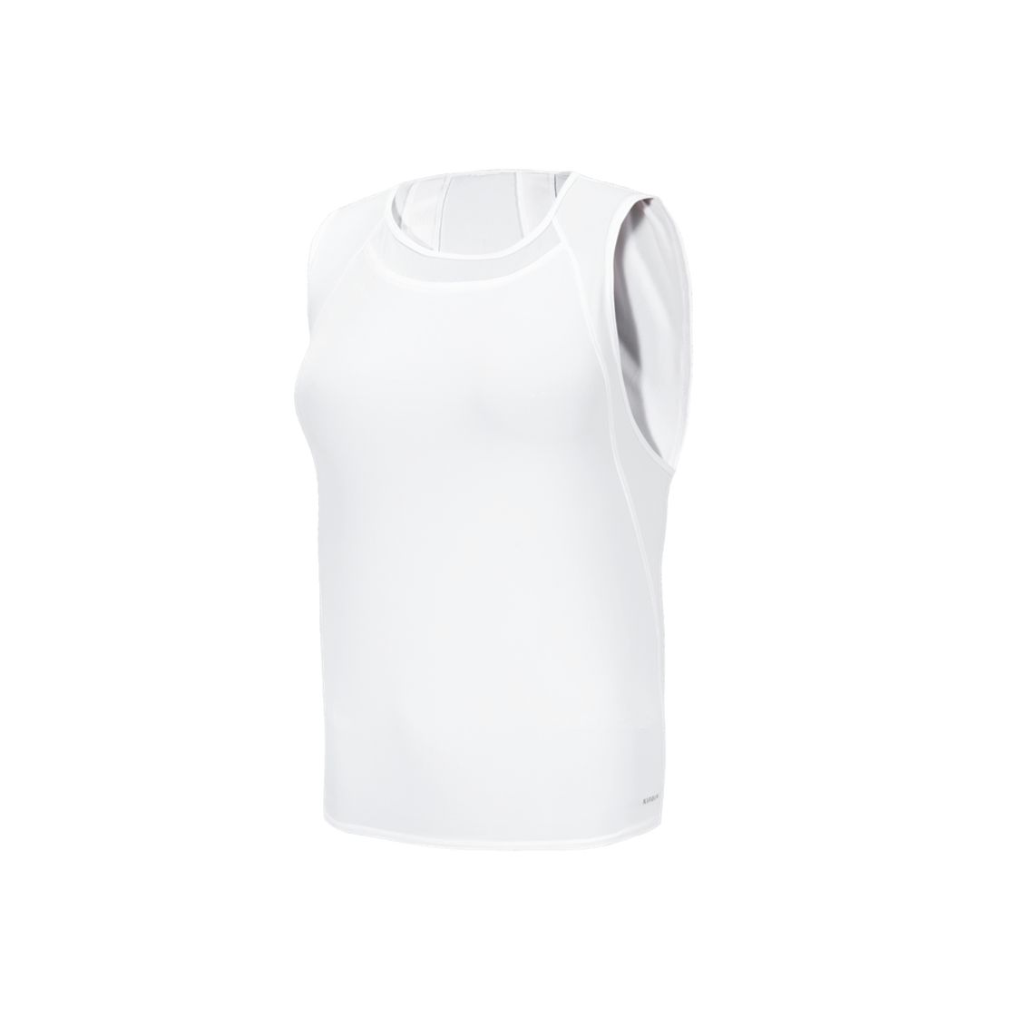 데카트론 여성 러닝 숏 싱글렛 런 드라이 500 울트라 화이트(DECATHLON Women's Running Short Singlet Run Dry 500 Ultra White)