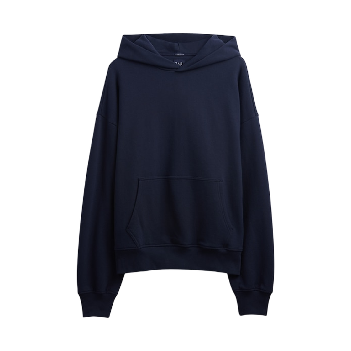 (W) 갭 헤비웨이트 오버사이즈 후드 네이비 블루 유니폼((W) Gap Heavyweight Oversized Hoodie Navy Blue Uniform) - 1