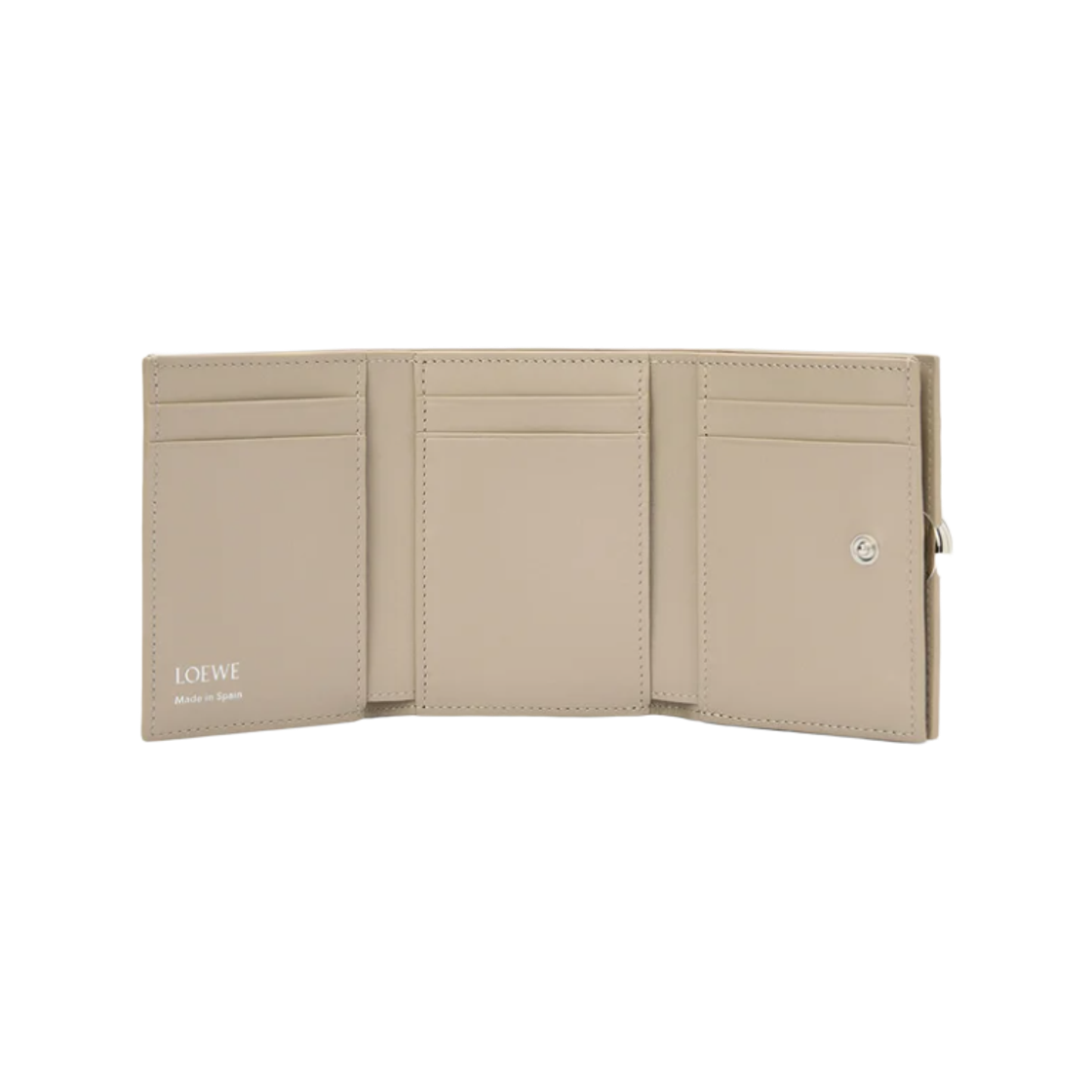 로에베 페블 그레인 카프스킨 페블 트라이폴드 월렛 클레이(Loewe Pebble Trifold Wallet in Pebble Grain Calfskin Clay) - 2