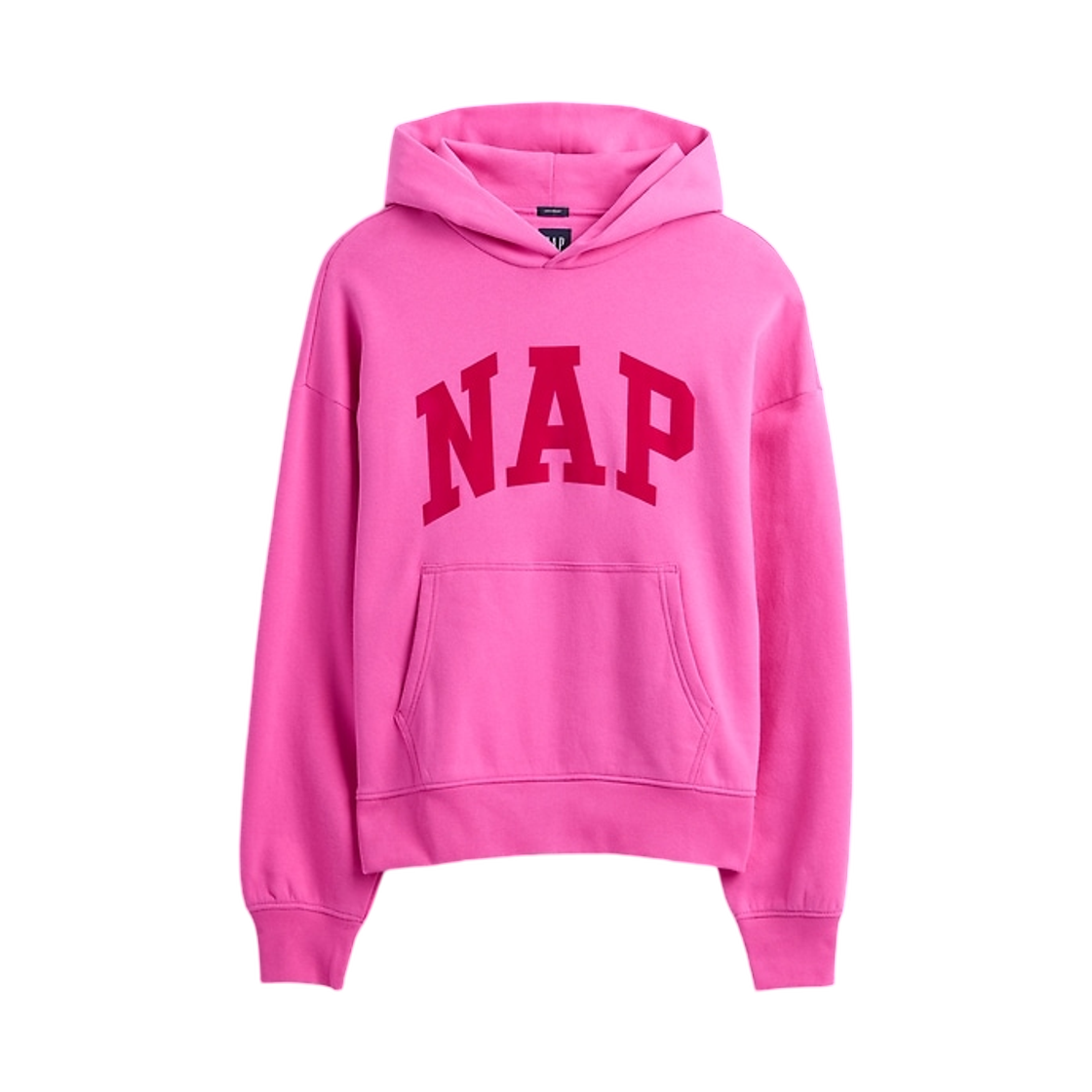 (W) 갭 빈티지 소프트 냅 로고 후드 스탠드아웃 핑크((W) Gap Vintage Soft NAP Logo Hoodie Standout Pink) - 1