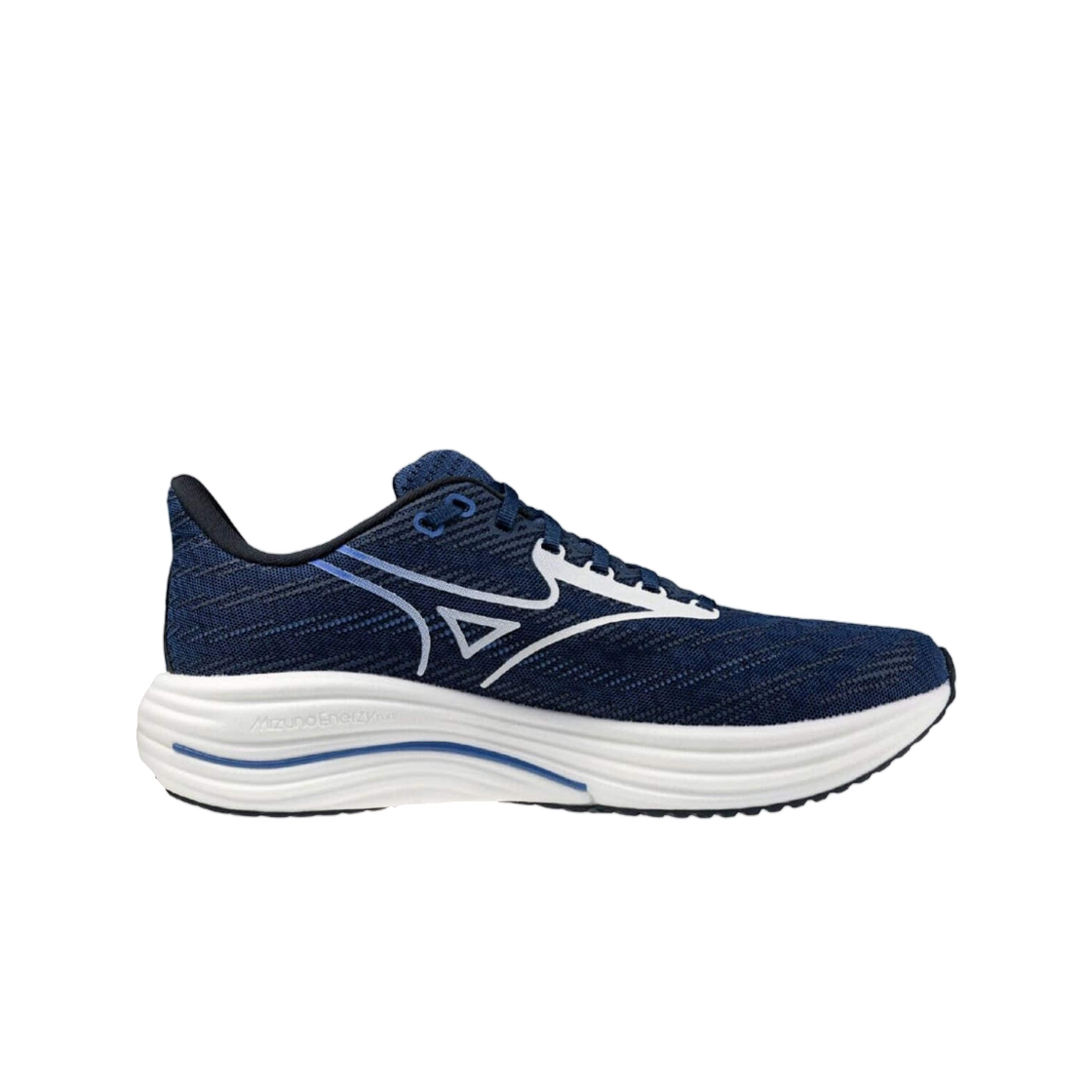 J1GC250452 Mizuno Wave Rider 29 SW Navy White Yellow