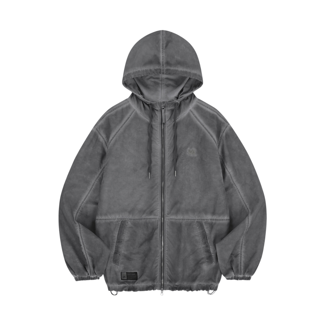 브라운브레스 피그먼트 워시드 윈드브레이커 자켓 차콜(Brownbreath Pigment Washed Windbreaker Jacket Charcoal)