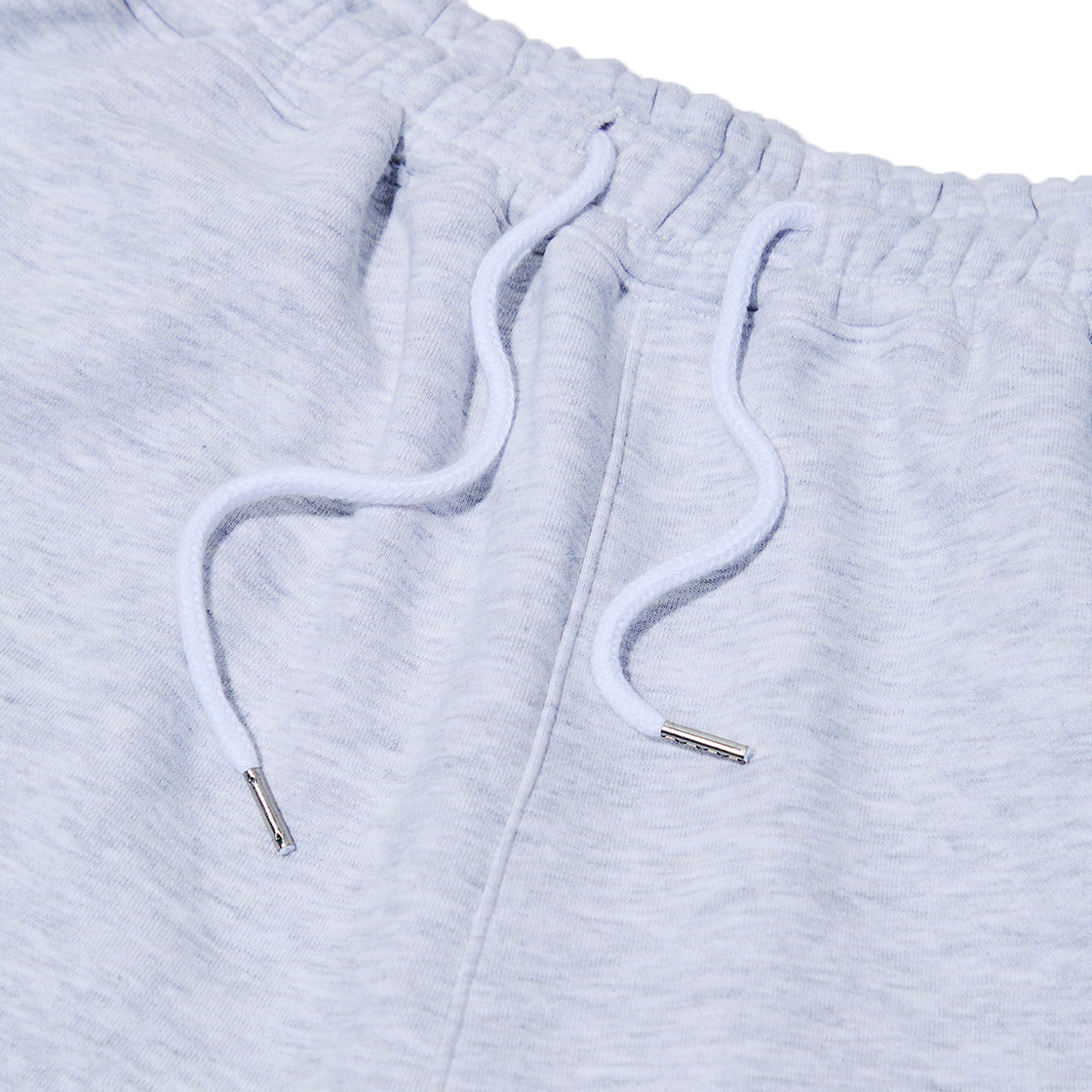 댄꼼마 X 짱구 1992 트레이닝 반바지 (멜란지 그레이)(DANCOMMA x Crayon Shin-chan 1992 Sweat Shorts (Melange Gray)) - 3