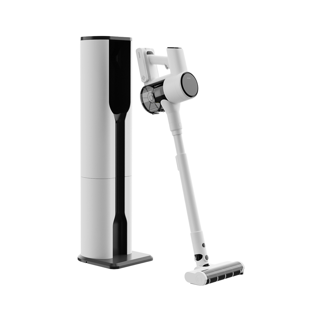 다룸 제로컬렉션 무선청소기(타워형)_물걸레 브러시 포함 아이보리, 화이트(Daroom Zero Collection Cordless Vacuum Cleaner (Tower Type) with Mop Brush Included, Ivory, White) - 5