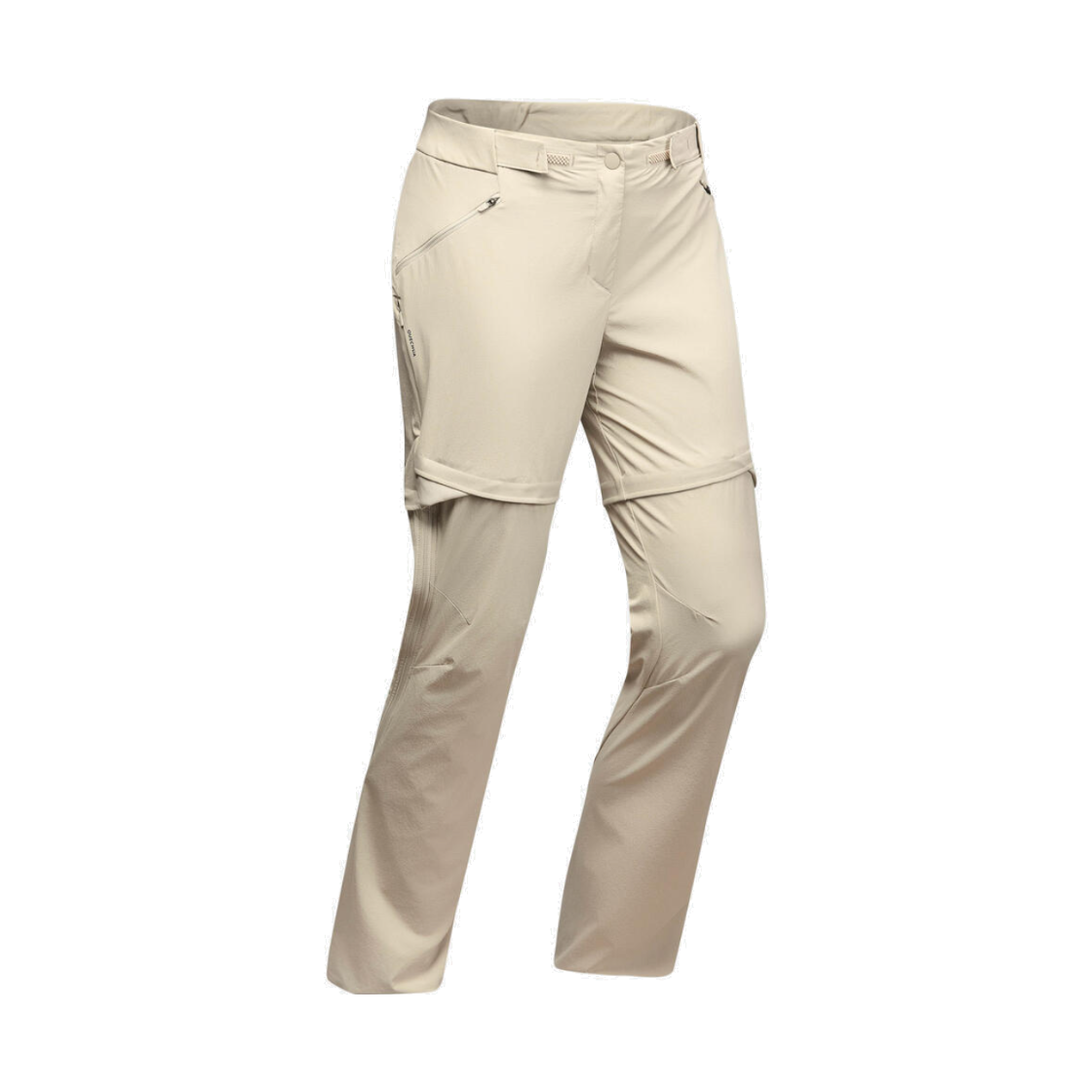 데카트론 여성 등산 투인원 집오프 바지 MH500 루나 베이지(DECATHLON Women’s Mountain Hiking 2-in-1 Zip-off Trousers MH500 Luna Beige)
